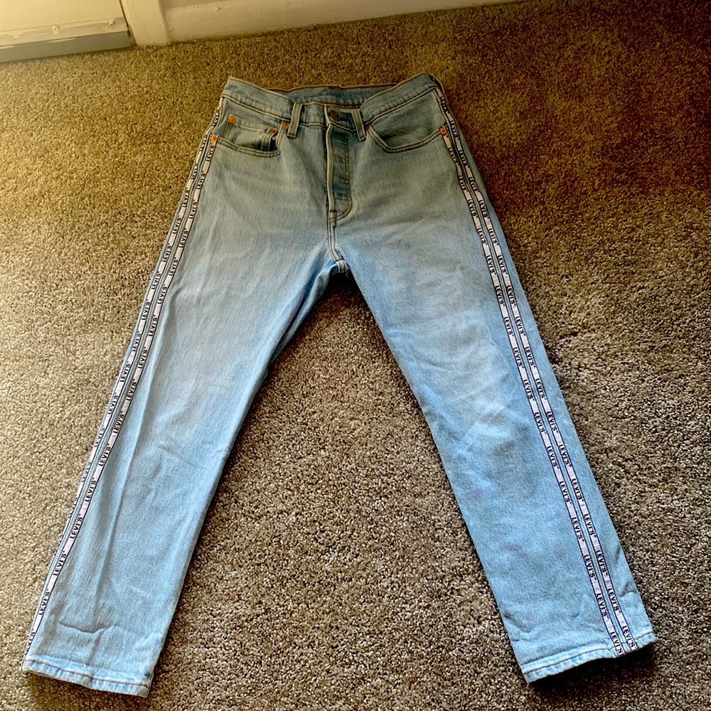 Levi’s 501 Cropped Jeans Ribbon Lined